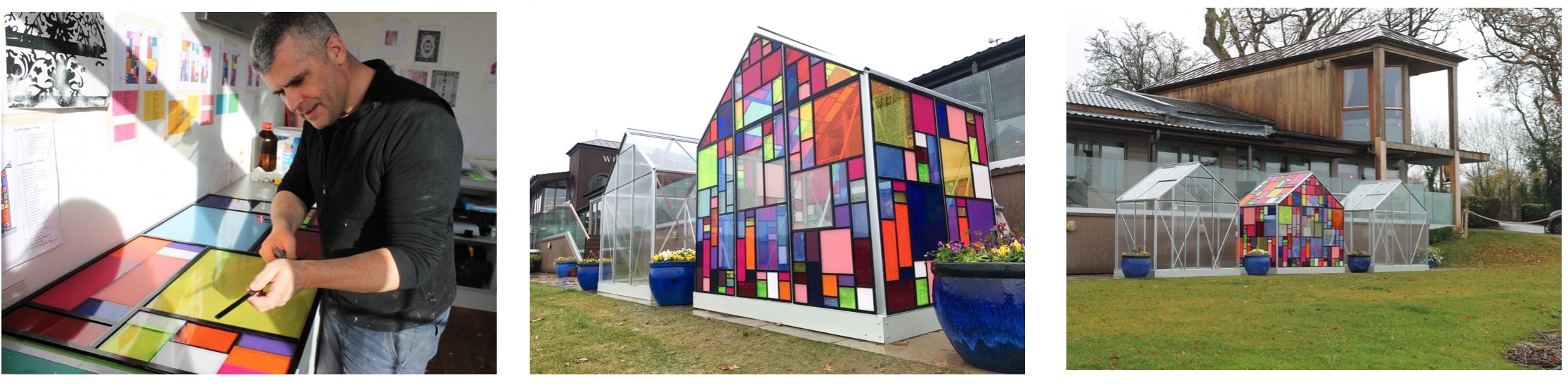 Dressing a Glasshouse in the Wineport Lodge